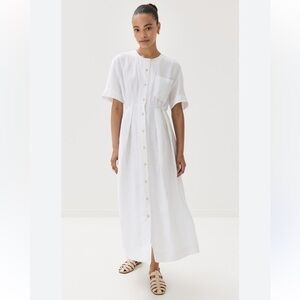 Jenni Kayne Day Dress White Button-Down Maxi Dress
